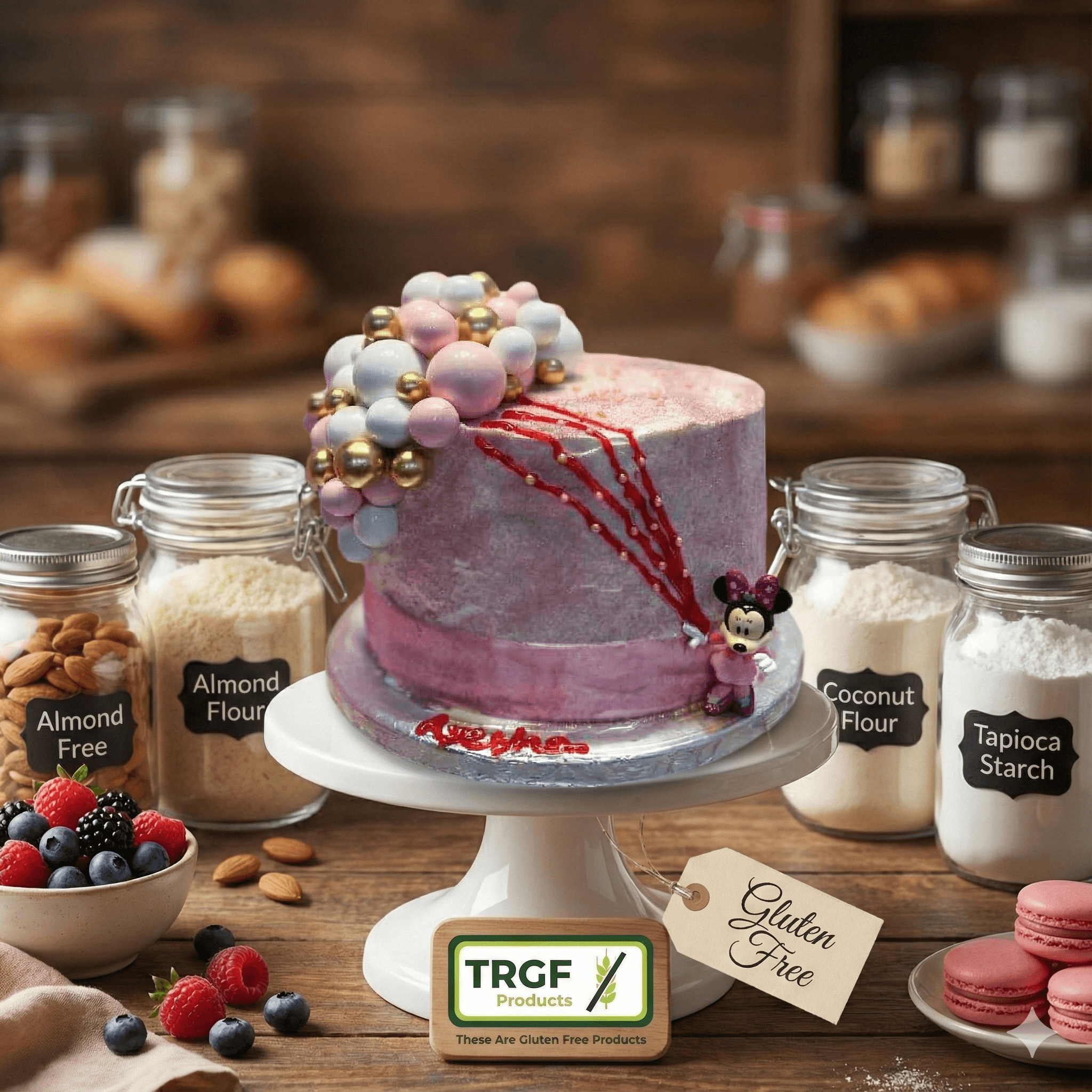 Gluten-free & wheat-free bakery product from TRGF Products - Gluten-free & wheat-free cake - Austin, Texas